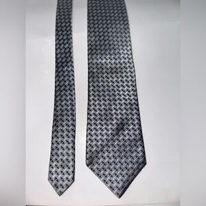Ike Behar navy blue Geometric Men's Tie 100% silk